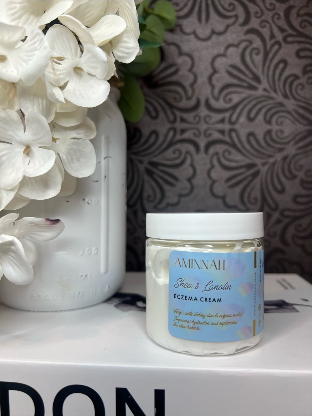 Shea & Lanolin Eczema Cream - Aminnah 4oz